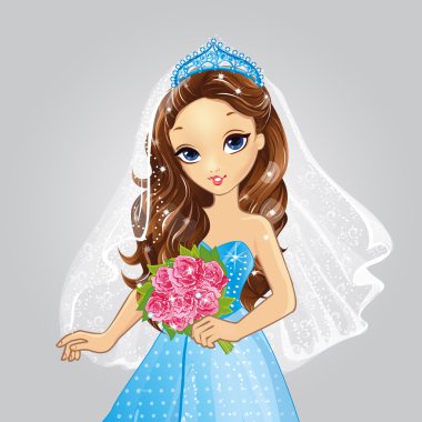 Güzel esmer gelin Prenses