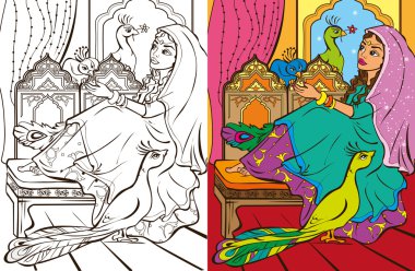 Boyama kitabı kaşırsam Prenses