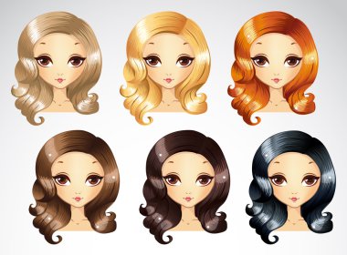 Kıvırcık saç şekillendirme seti akşam moda