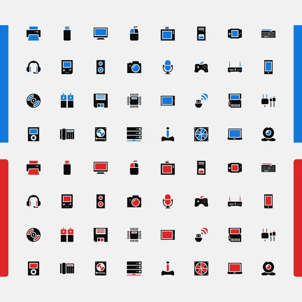 Reihe kleiner Symbole — Stockvektor