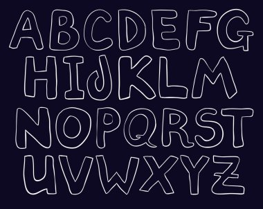 simple alphabet font