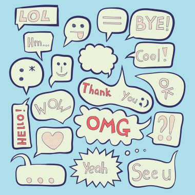 Konuşma baloncukları dizisi