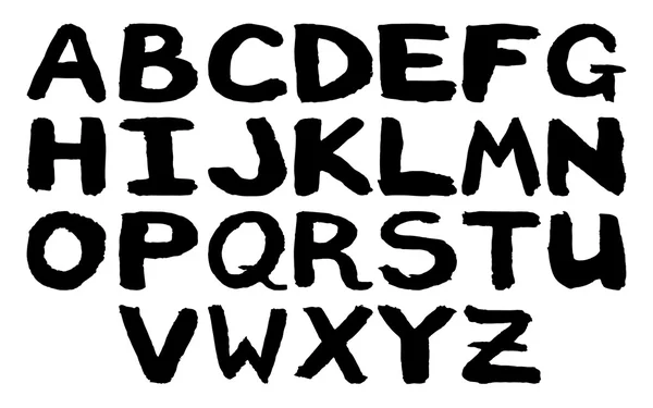 Простой алфавит шрифта — стоковый вектор