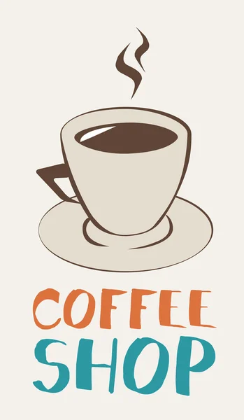 Taza de café ilustración — Archivo Imágenes Vectoriales