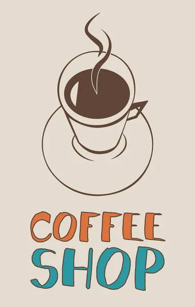 Taza de café ilustración — Archivo Imágenes Vectoriales