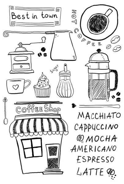 Kavárna — Stockový vektor