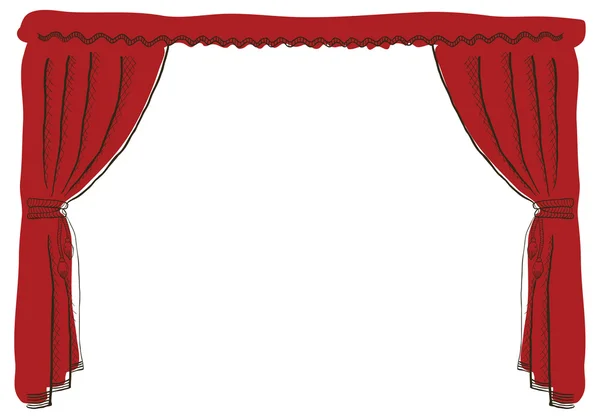 Curtain drawing Vector Art Stock Images | Depositphotos Curtain drawing Vector Art Stock Images | Depositphotos