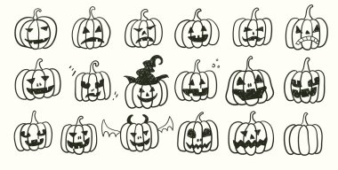 Halloween pumpkins ayarla