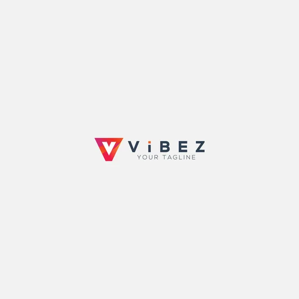 Vibez logosu. Logo için V harfi.