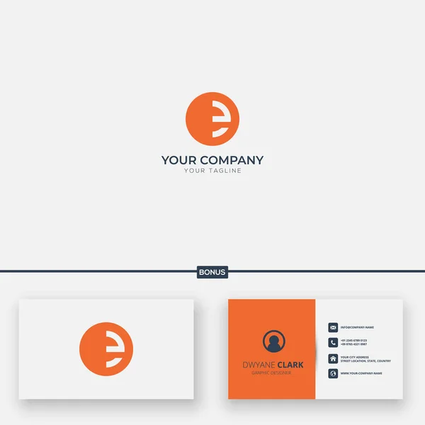Circle Commerce Logo Letter Logo Design — Stock Vector