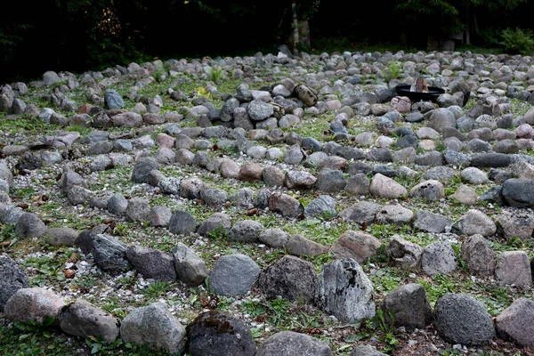 Labirinto Magico Sciamano Con Tamburello Festival Sciamano Percorso Spirituale — Foto Stock