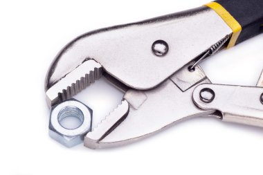 Beyaz fıstıklı izole kilit pense