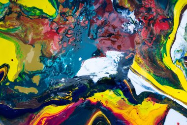 renkli birincil renklerin karışımı