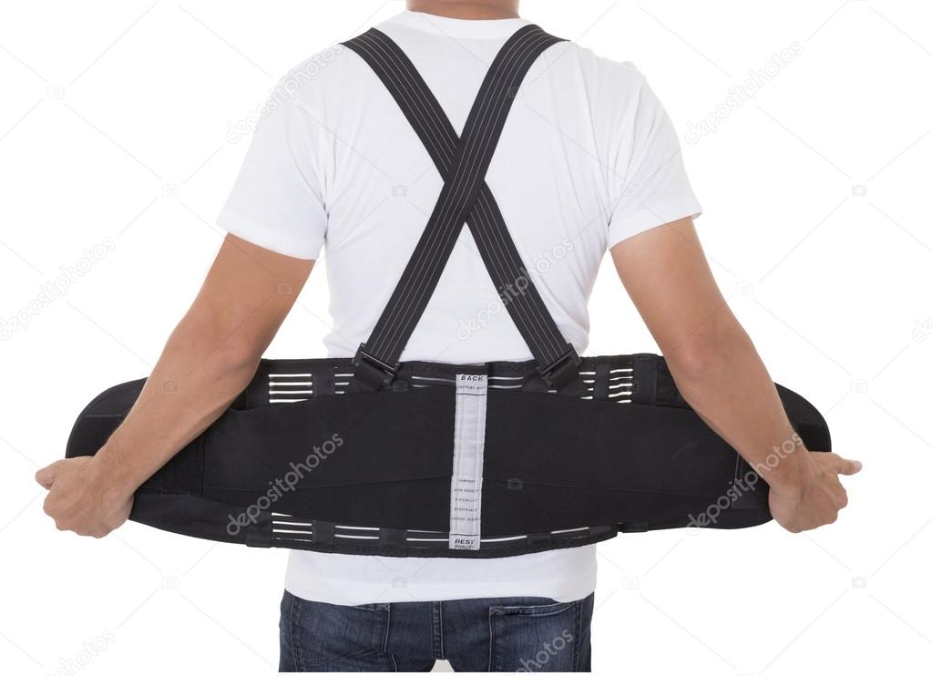 Worker wear back support belts for support and improve back post