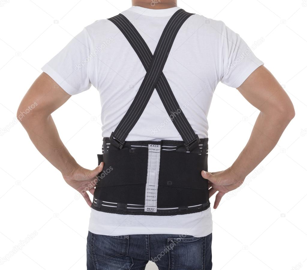 Worker wear back support belts for support and improve back post