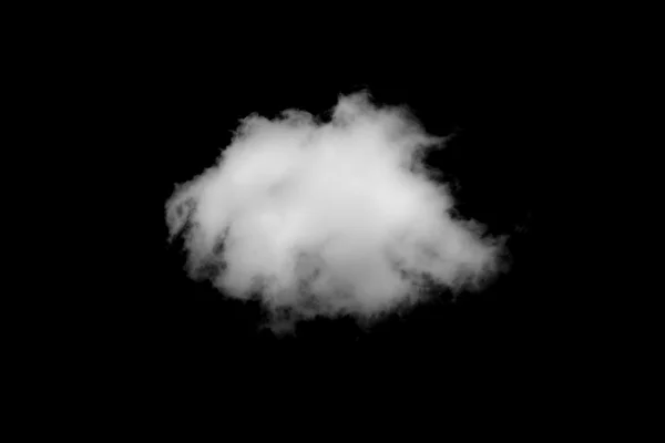 Clouds on black background — Stock Photo, Image
