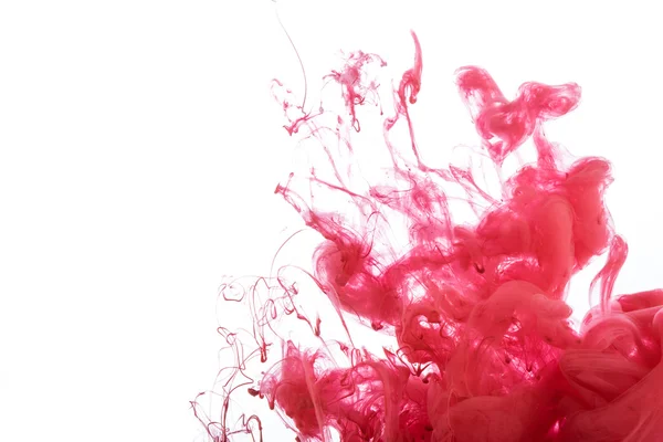 Abstract red paint in water — Stock Photo, Image