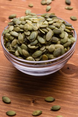 Cam kasede kabak çekirdeği