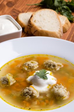 sebze ve köfte çorbası