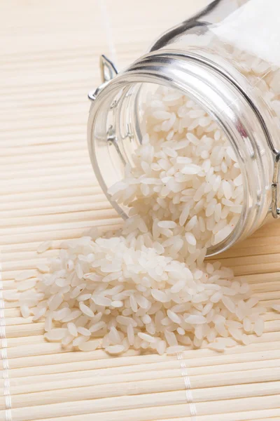 Rice in jar — Stock Photo, Image