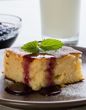 şurubu ile fırında sütlaç