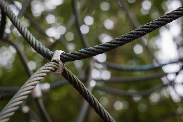 Corde de sécurité avec noeud de fer — Photo