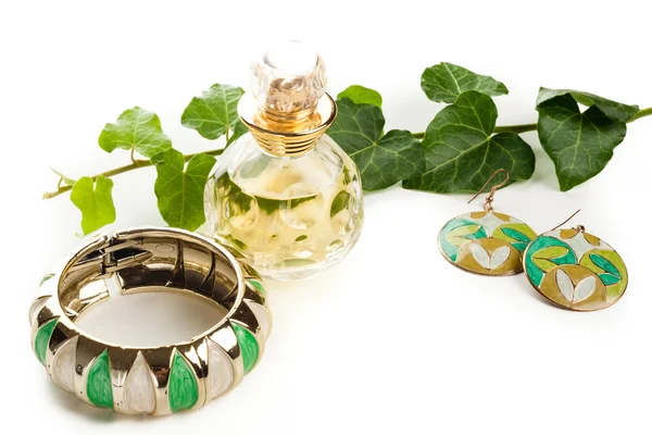 Green jewelry — Stock Photo, Image