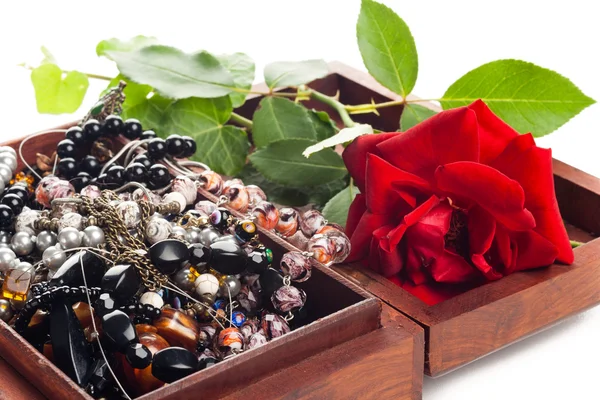 Jewelry in box — Stock Photo, Image