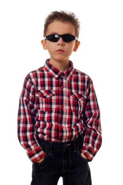 Niño con gafas de sol —  Fotos de Stock
