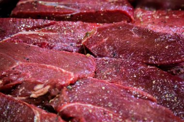 sığır eti yemek için hazırlanan