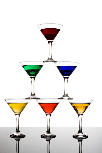 Cocktail Pyramid — Stockfoto