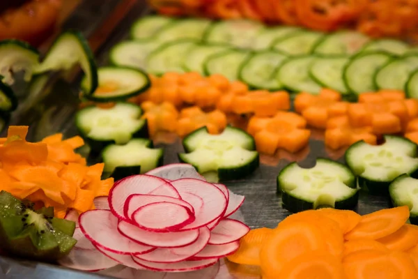 Sliced vegetables — Stock Photo, Image