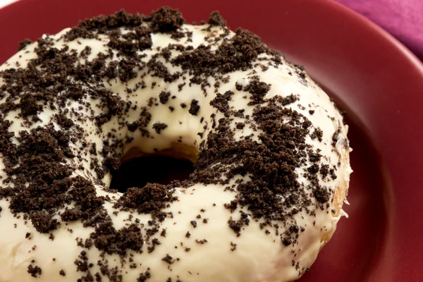 Doughnut with cacao — Stock Photo, Image