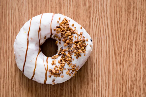 Donut na mesa — Fotografia de Stock