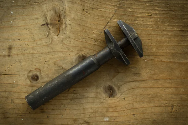 Old adjustable wrench — Stock Photo, Image