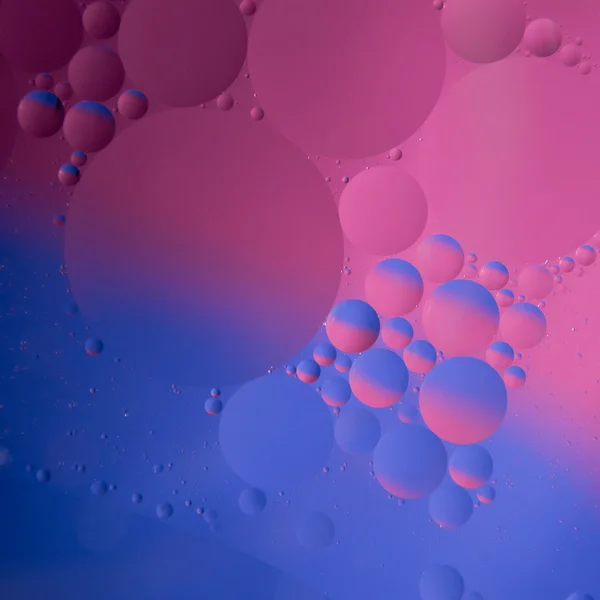 抽象的颜色油滴 — 图库照片