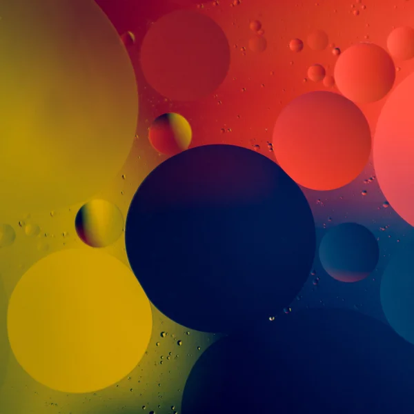 Abstract color oil drops — Stock Photo, Image