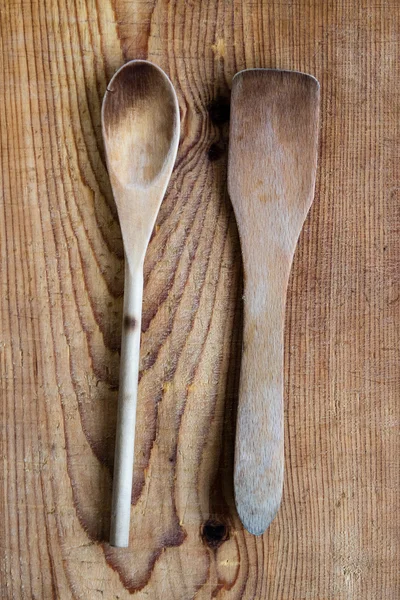 Cuillère et spatule — Photo