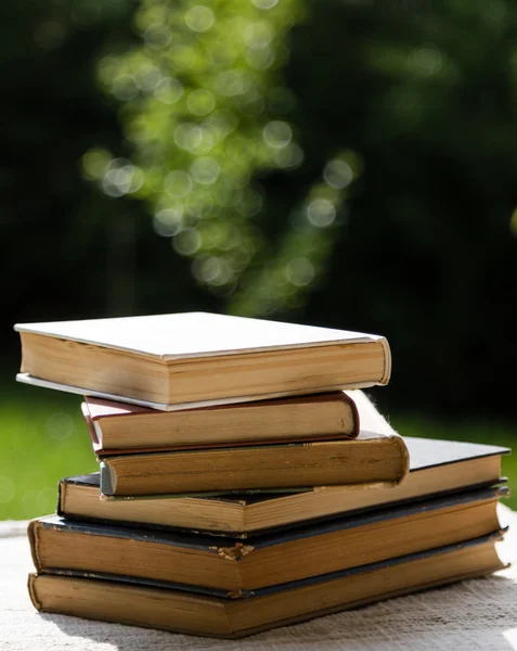 Stapel oude boeken — Stockfoto