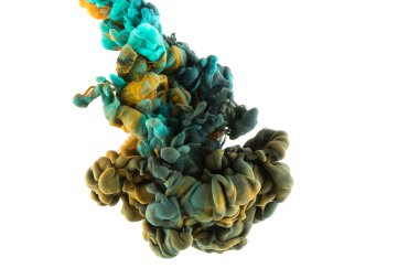 Absract renk boya su