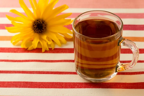 Té con flor — Foto de Stock