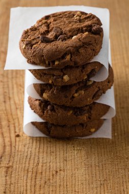 yığılmış Çikolata Bisküvi Kurabiye