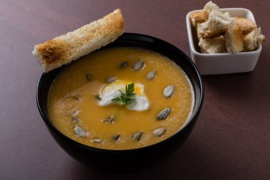 siyah kase kabak çorbası