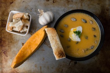 siyah kase kabak çorbası