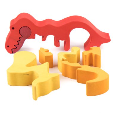 renk ahşap dino oyuncak