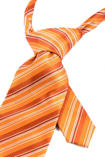 Oranžové kravatě detail — Stock fotografie