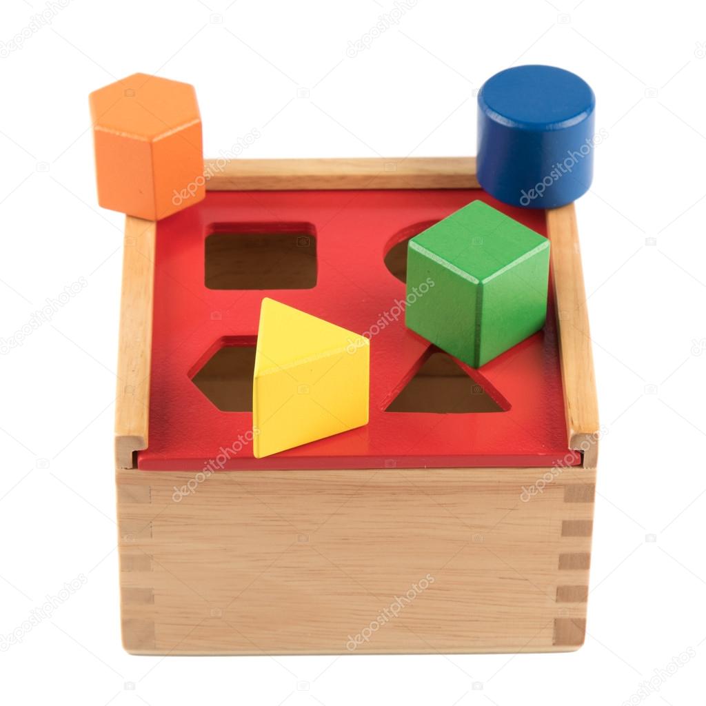 Wooden toy logic puzzle game