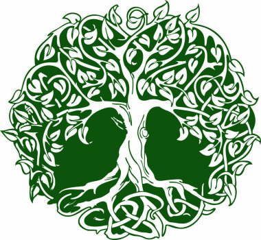 Family tree, vector logo