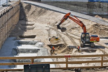 Düsseldorf, Almanya - inşaat patlaması