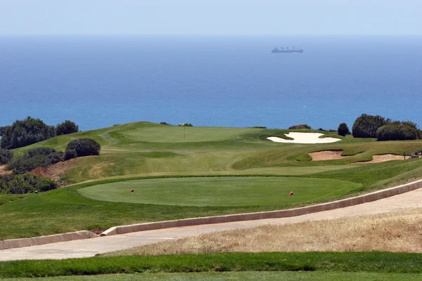 Golf fält i Cypern — Stockfoto